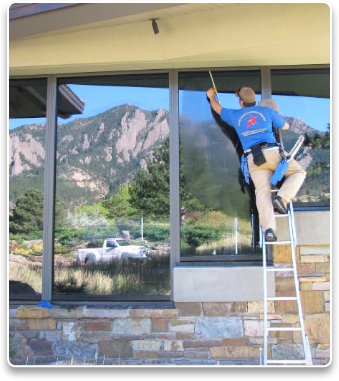 commercial window washing boulder
